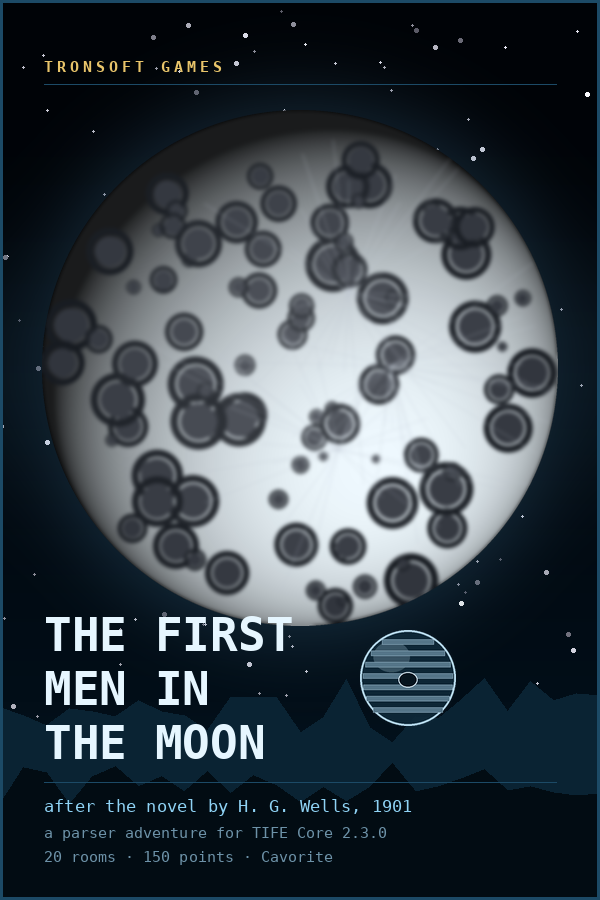 The First Men in the Moon cover