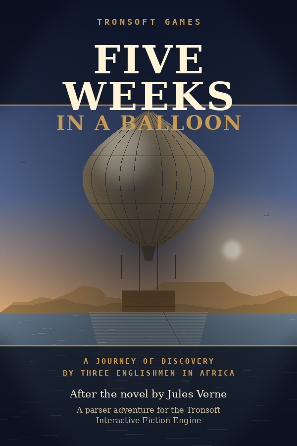 Five Weeks in a Balloon cover