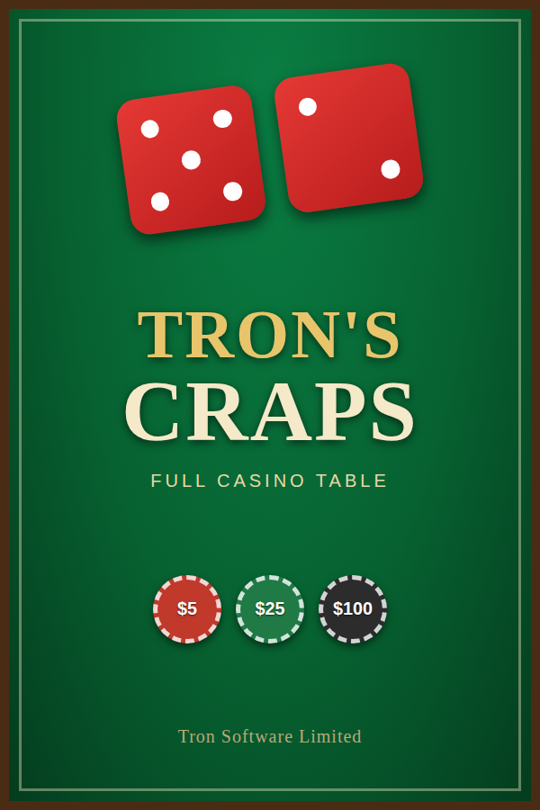 Tron's Craps cover
