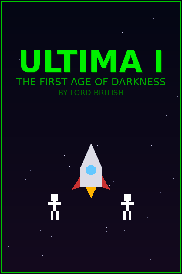 Ultima I: The First Age of Darkness cover